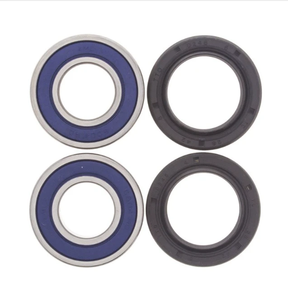 Honda wheel bearing kit by ATV City for Civic/Accord/CR-V 2000–2024; four bearings/seals, blue-ring bearings & black seals
