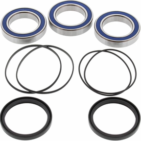 Front Wheel Bearing Kit for Kawasaki KVF360/650/700/750 Prairie Brute Force ATVs by ATV City with blue-sealed bearings