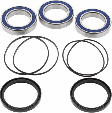 Front Wheel Bearing Kit for Kawasaki KVF360/650/700/750 Prairie Brute Force ATVs by ATV City with blue-sealed bearings