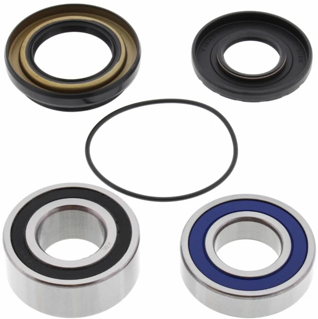 Rear wheel bearing kit for Suzuki LT-F250 Ozark 2002-2018 and LT-Z250 Quad Sport 2004-2009 by ATV City, five-piece set