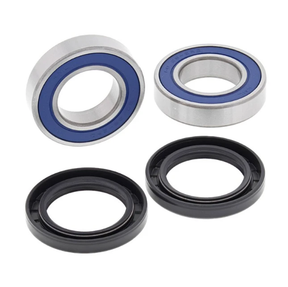 4-piece rear wheel bearing and seal kit with blue seals for Kawasaki KFX50, Suzuki LTA50, Yamaha YFM80 by ATV City