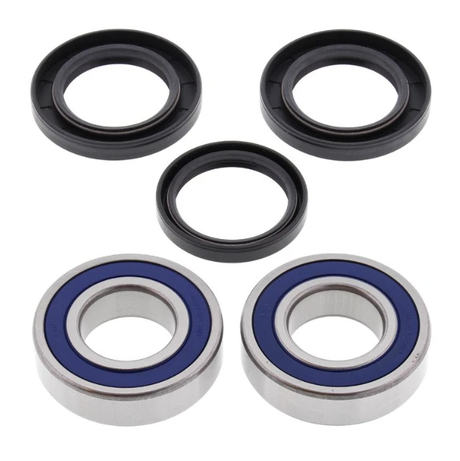 Rear wheel bearing and seal kit by ATV City for Kawasaki and Suzuki ATVs UK fitment; includes 2 bearings and 3 seals