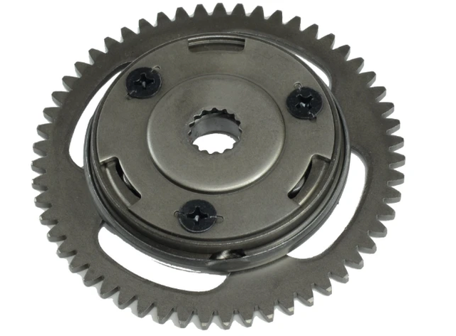 One-way starter clutch bearing assembly for Yamaha YFM125 Breeze/Grizzly; OEM 4KL1557000000