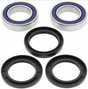 ATV rear wheel bearing kit; Honda/Suzuki compatibility; five-piece set with two silver bearings and three black seals
