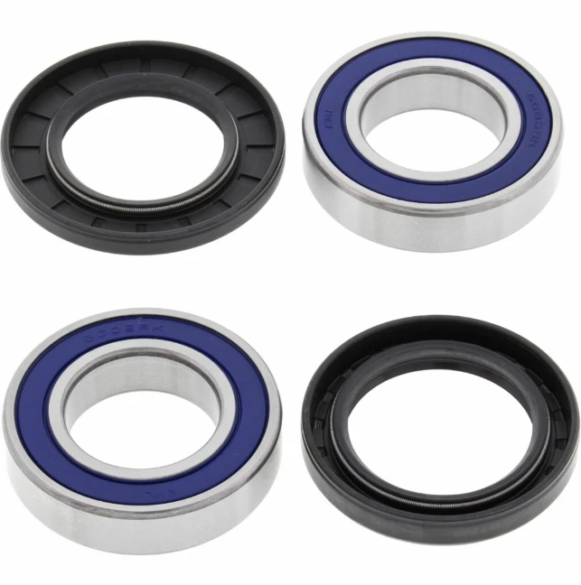 Wheel Bearing Kit for Yamaha YFM ATV (2000–2024) by ATV City; 4-piece with blue seals, OE quality