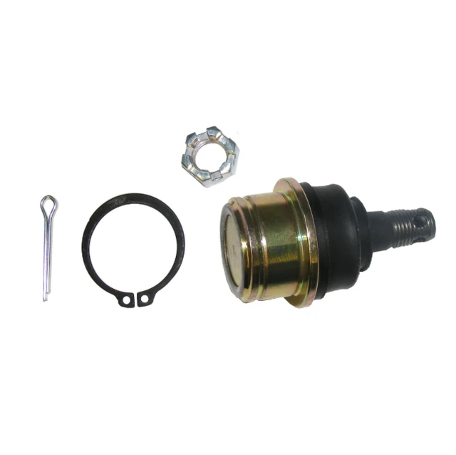 Hyper Ball Joint Kit with gold-tone ball joint, cotter pin, snap ring, and locking nut