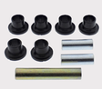 Rear knuckle bush kit for Can-Am Defender/Traxter 2016–2019 by ATV City, with 6 black bushings and 3 metal sleeves.