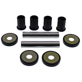 Rear Knuckle Bush Kit by ATV City for Honda TRX420FA/TRX500FA IRS 2015–2019; black bushings with silver sleeves