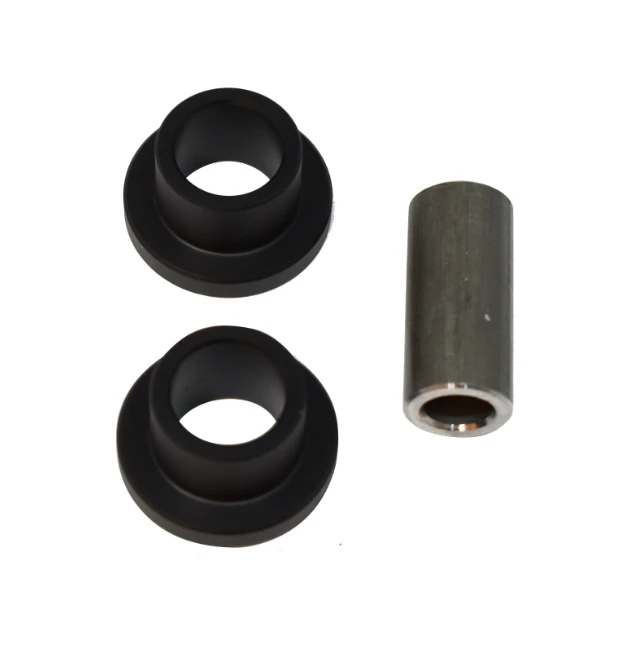 Shock Bush Kit with two black bushings and metal sleeve for Polaris Sportsman/Ranger front & rear, ATV City
