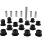 Hyper rear IRS suspension bush kit for Can-Am Outlander 500/700 DPS/PRO 2023, black bushings with metal sleeves