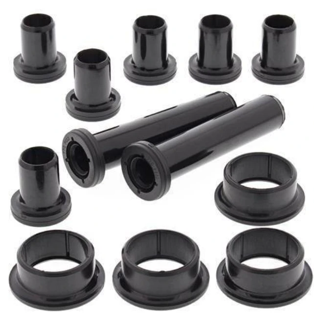 Hyper A-Arm Bush Kit for Polaris Rear IRS suspension; multi-piece black bushings and sleeves
