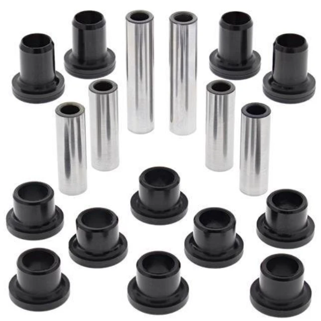 Rear IRS Suspension Kit for Arctic Cat 700 Diesel by Hyper with black bushings and silver sleeves