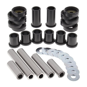 Hyper Rear IRS Suspension Kit for Suzuki LTA 450 King Quad with black bushings, sleeves and washers.