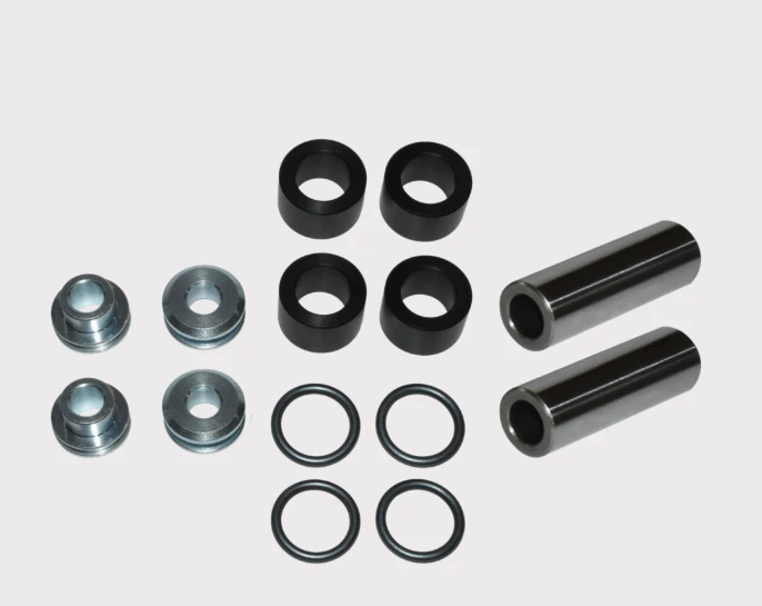 Lower A-Arm Bush Kit by Hyper for Polaris Ranger 902D EU 2020 — complete black suspension bushings set