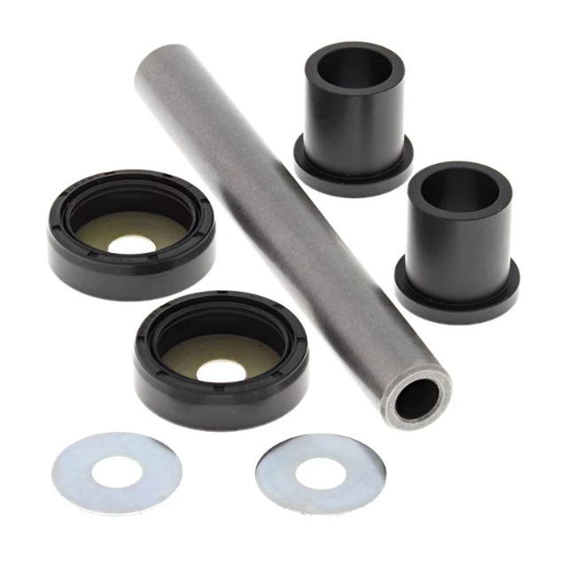 Hyper Upper A-Arm Bush Kit for Suzuki LT-A450X/LT-A500X/LT-A750X (2008-2017) with metal rod, 2 black bushings, 2 washers