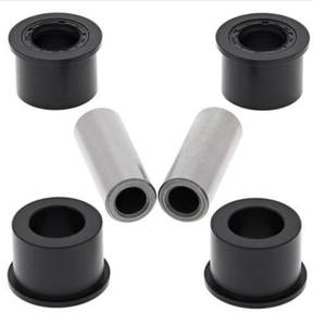 Hyper Upper A-Arm Bush Kit for Honda TRX200-680 (1990-2018); 6-piece set with black bushings and silver sleeves.