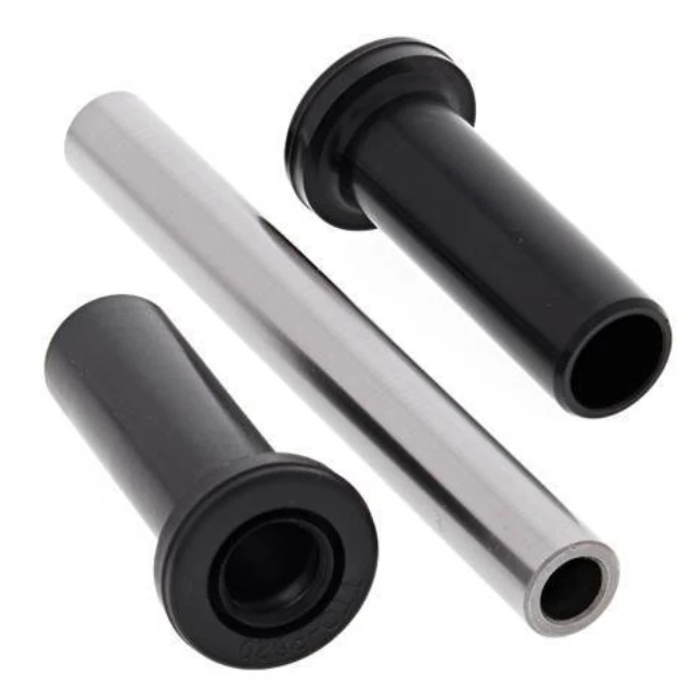Front Upper A-Arm Bush Kit for Arctic Cat Prowler 700 / Alterra 700; Hyper, two black bushings with metal sleeves