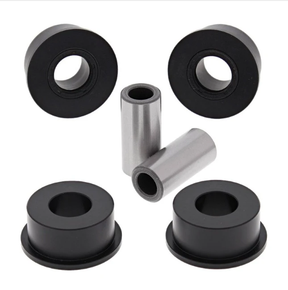 Hyper Lower A-Arm Bush Kit for Arctic Cat/Suzuki 250–500; suspension bushings with black cups and silver sleeves (8 pcs)