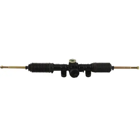 Steering rack and pinion assembly for Yamaha Rhino 450/660/700, OEM 5UG-F3400-00-00, black with brass tie rods