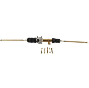 Polaris Ranger 800/900 Diesel steering rack and pinion OEM 1823795 with black rubber boots and mounting bolts