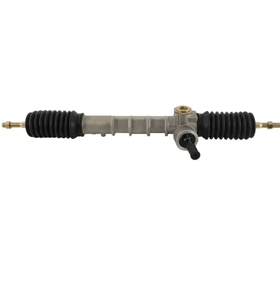 Steering Rack-Pinion Assembly ATV City for Kawasaki Mule 4000/4010, metal rack with black rubber boots