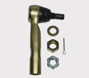 Tie Rod End Outer Kit for Honda Pioneer 500/520 (2015–2023); gold-tone rod end with nuts, washer, cotter pin