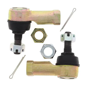 ATV City Tie Rod End Kit (2 pc) for Honda TRX 250X/300EX/400EX and Kawasaki KVF 650/750 (1986-2018) with gold-tone ends