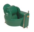 JFC Agri drinking bowl green with brass float valve, covered livestock waterer.