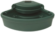JFC Agri corner drink bowl, 22L green livestock waterer with float valve.