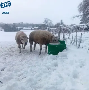JFC Agri Thermal Equine Drinker Green insulated water trough for frost protection