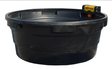 JFC Agri 2046L Circular Fast Fill Water Trough, black, 360° livestock access DT450FF