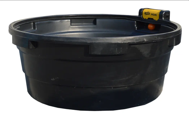 JFC Agri 2046L Circular Fast Fill Water Trough, black, 360° livestock access DT450FF