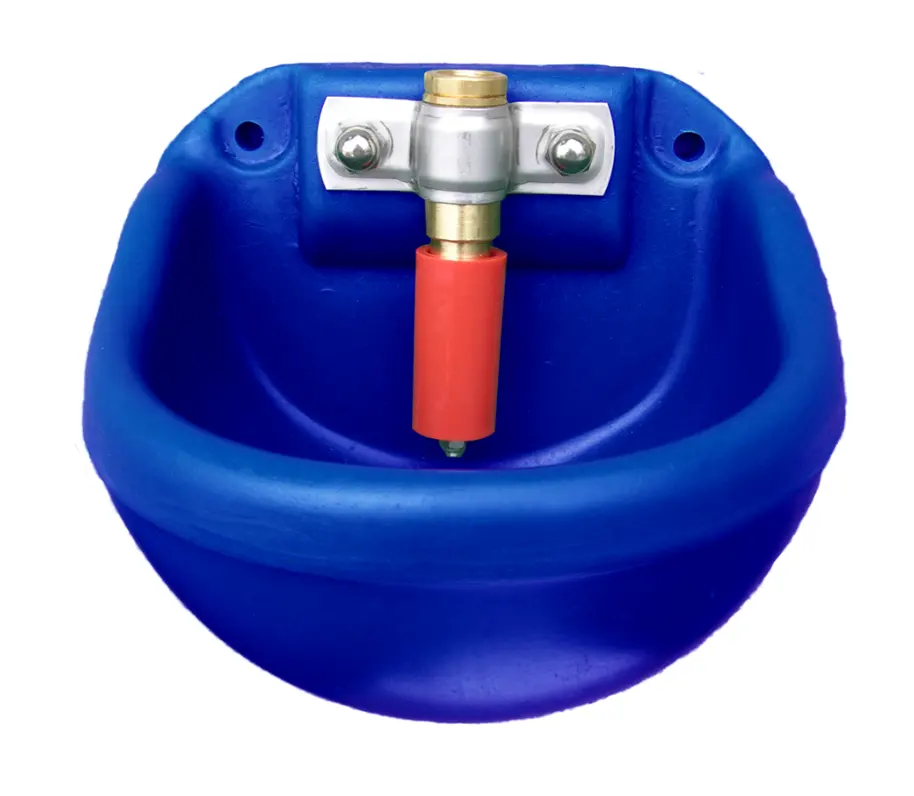 JFC Agri nose-fill blue drinking bowl for livestock, wall-mounted waterer DBL5-1