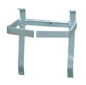 Multi Bucket Gate Bracket MBB1-B by JFC Agri; galvanized steel feed bucket bracket with two vertical legs