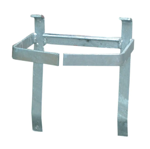 Multi Bucket Gate Bracket MBB1-B by JFC Agri; galvanized steel feed bucket bracket with two vertical legs