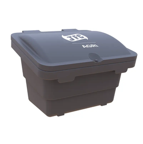 Feed Storage Bin Grey, 350L by JFC Agri for livestock feeders