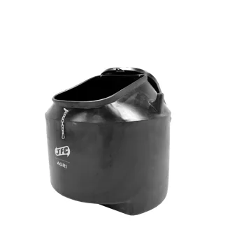 1/2 Tonne Meal Bin with Lockable Lid, black plastic, JFC Agri