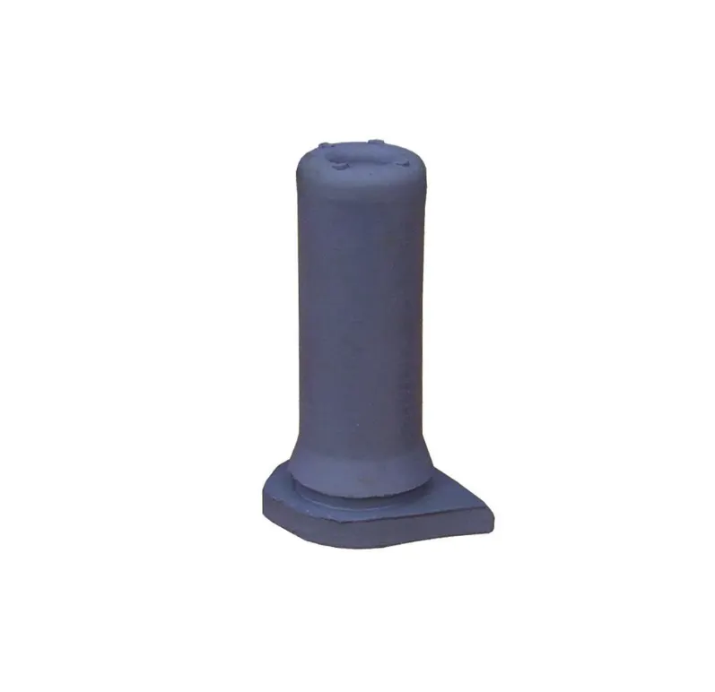 Blue Starter Calf Teat CT6 teat feeder, vertical blue stem with flat base