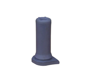 Blue Starter Calf Teat CT6 teat feeder, vertical blue stem with flat base