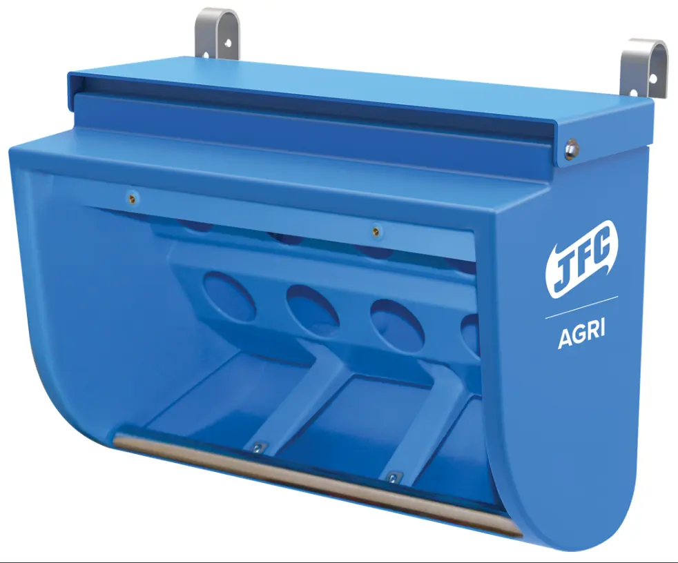 JFC Agri Mini Hay Feeder 80L blue gate feeder for calves and young stock