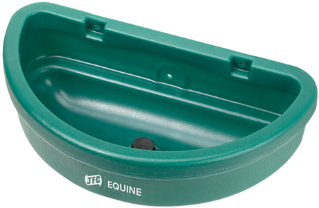 Door-mounted swivel horse feeder by JFC Agri, green haybells EQ10