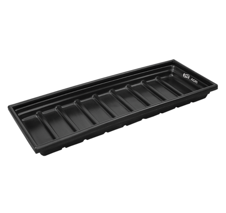 JFC Agri 1.5m sheep footbath, smooth black plastic base for hoof care