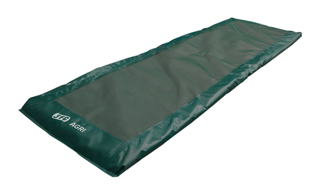 Footbath mat by JFC Agri, green foam hoof treatment mat, 530 x 2380mm.