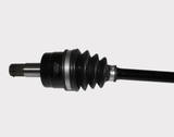 Yamaha YFM 450 Kodiak CV driveshaft - complete front left/right shaft, black rubber boot
