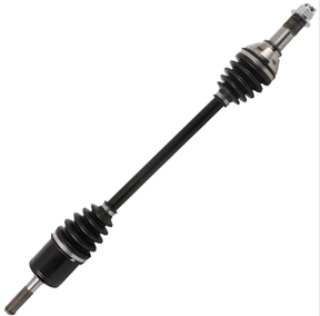 Can-Am Defender front-left CV driveshaft by DGT Agri, black shaft with metal CV joints