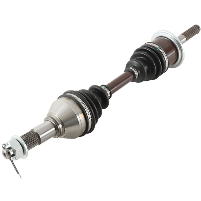 CV Shaft complete for Can-Am Outlander Front R/H drive axle with brown shaft and black CV boots