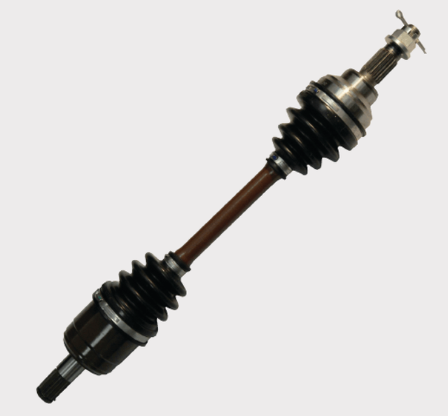 CV Driveshaft Front Right complete shaft for Honda TRX400FW Foreman 4x4, ATV City, brown shaft with black boots