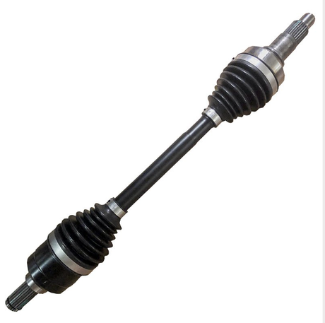 CV shaft complete for Yamaha YFM 700 Grizzly rear left/right, Hyper brand, black with rubber boots.