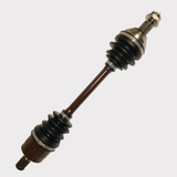 CV shaft complete for Honda TRX 420 rear right IRS, ATV City drive shaft with black CV boots.