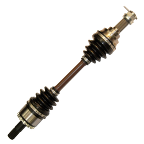 ATV City CV Shaft Complete for Kawasaki KVF 300 Front – front drive shaft with brown center and black boots.